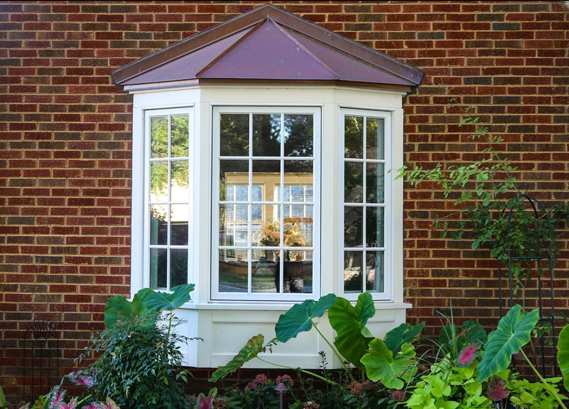 white bay window installed in worcester uk